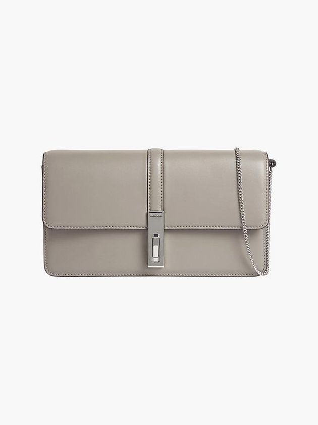 Calvin Klein USA Recycled Clutch Womens Bag Grey 7810329-HB